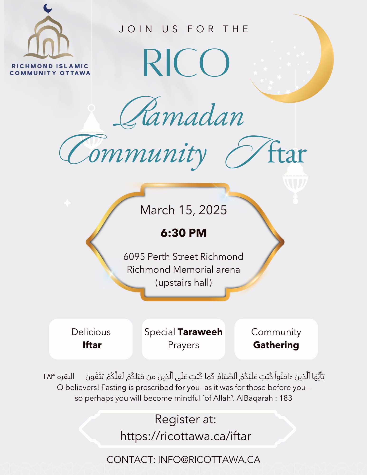 RICO Ramadan Community Iftar 2025